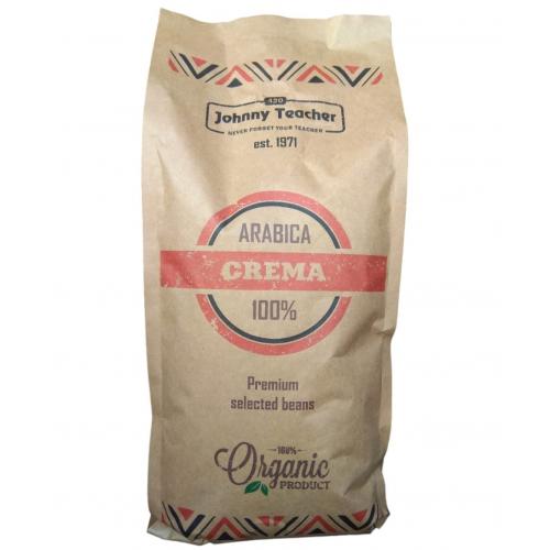 Johnny Teacher кава в зернах Arabica Crema 1 кг 